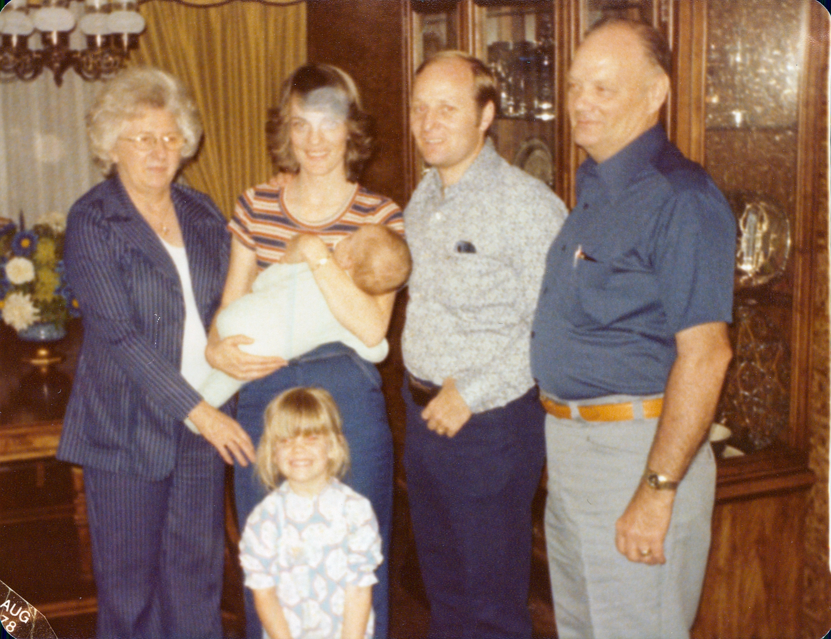 A multigenerational Harris family photo