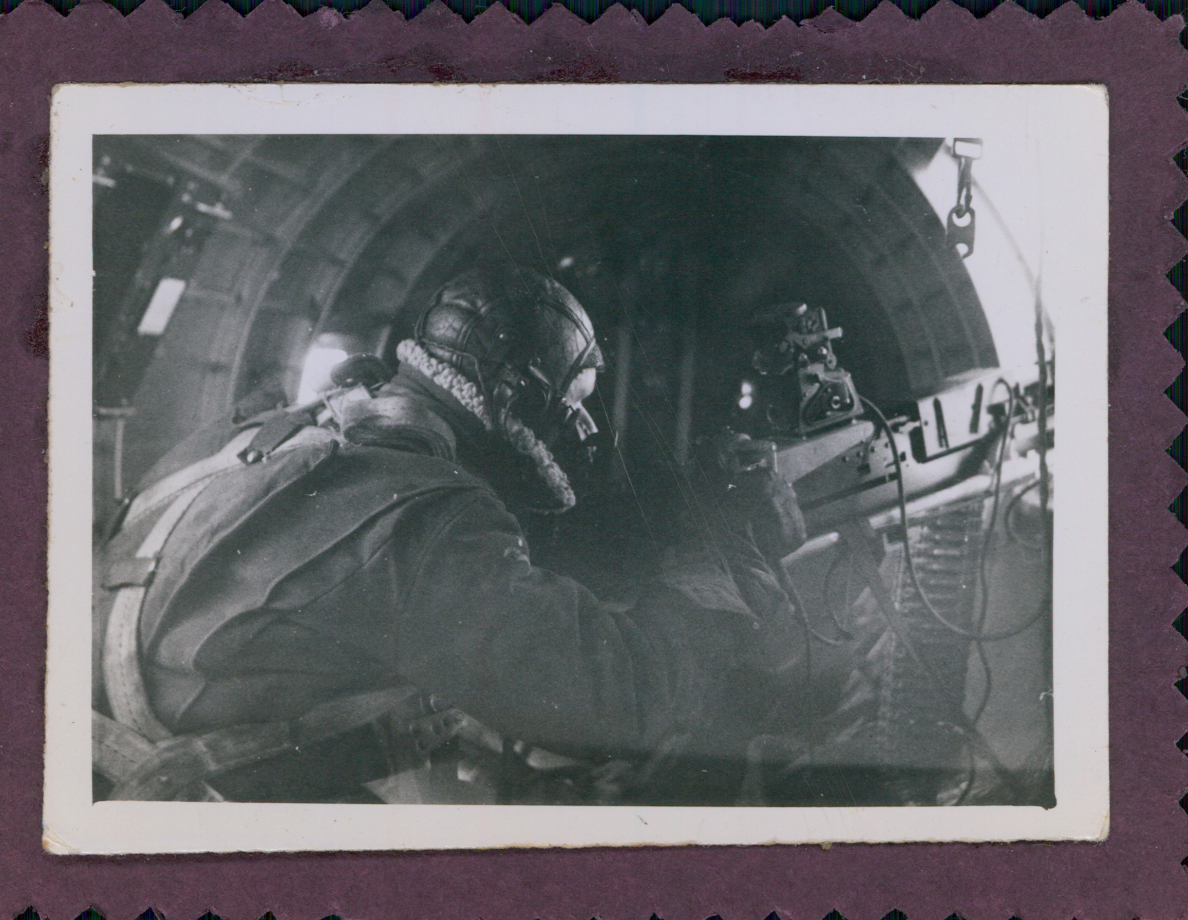Gerald C. Harris on a B-17