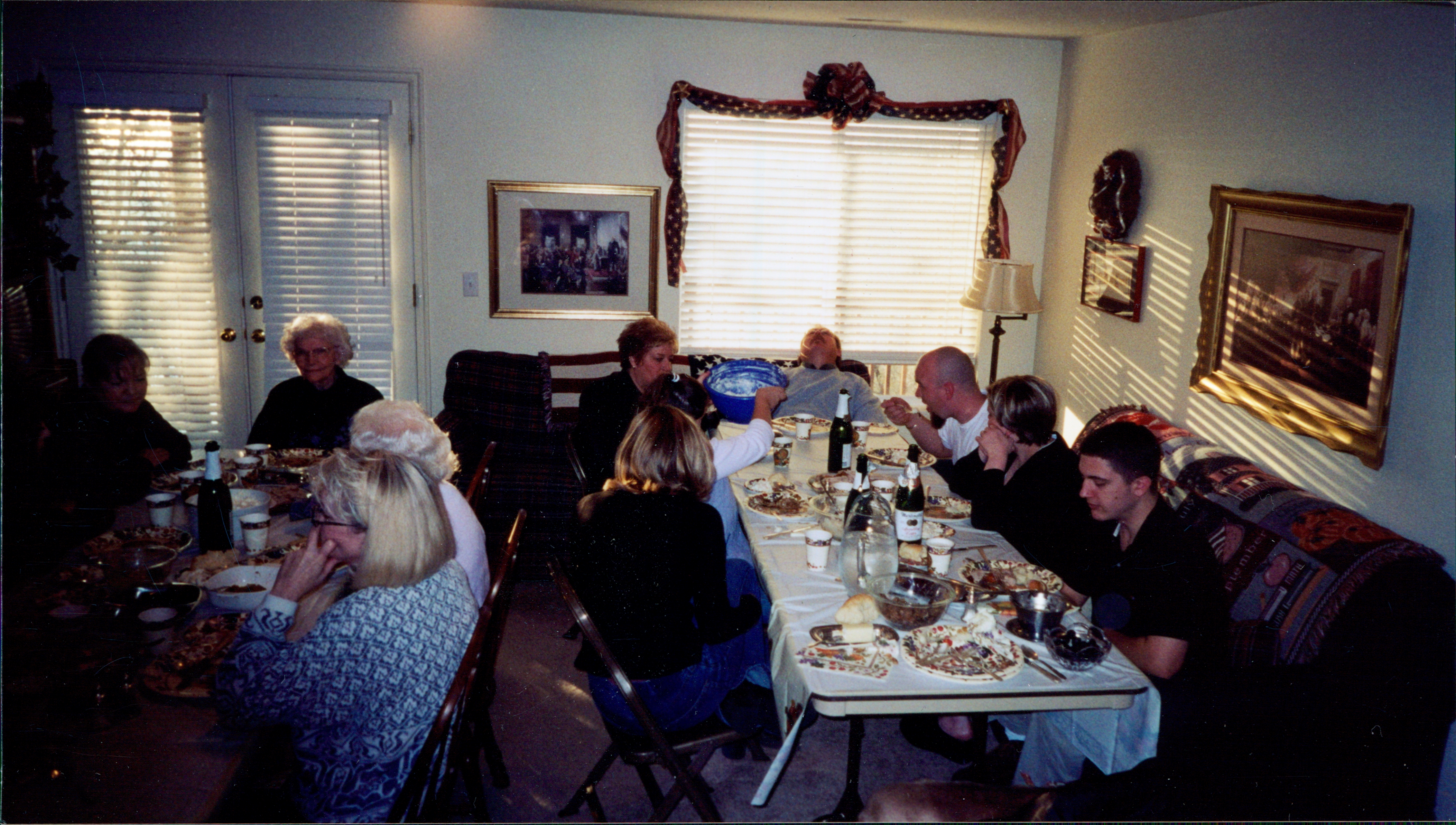 Harris family dinner